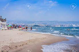 Villaggio turistico internazionale la plaja. Catania Sicily Italy View Of The Town From The Beach Lido Stock Photo Picture And Royalty Free Image Image 111498369