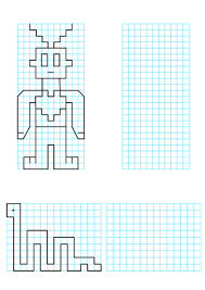 Dessins Sur Quadrillage A Imprimer Robot Serpent Quadrillage Ce1 Quadrillage Dessin Quadrillage