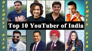 David dobrik, jeffree star & more. Top 10 Youtubers In India 2020 Richest Youtubers In India 2020 Amit Bhadana Bb Ki Vines Youtube