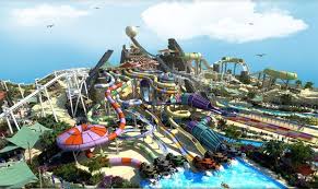 World S Largest Water Park In The World Yas Water World Water Park Water Theme Park Dubai Tour