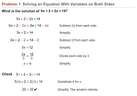 The purpose of formative assessment is not to put a grade in the gradebook. Algebra 1 2 4 Complete Lesson Solving Equations With Variables On Both Sides Matthew Richardson Library Formative
