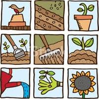 Download these amazing cliparts absolutely free and use these for creating your presentation, blog or website. Garten Und Garten Symbole Clipart Bilder Vektor