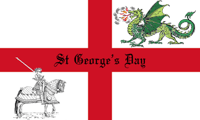 Detail of a miniature of george fighting the dragon, in a book of hours: Saint George S Day Wishes Picture