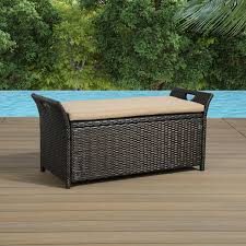 Maybe you would like to learn more about one of these? Red Barrel Studio Outdoor Storage Bench Rattan Style Deck Box W Cushion Reviews Wayfair Ca