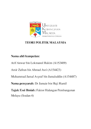 Sepang, 18 jun — setiausaha agung umno datuk seri ahmad maslan memberikan ucapan ringkas kepada … Doc Faktor Halangan Pembangunan Melayu Arif Anwar Academia Edu