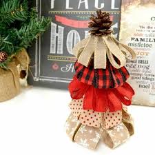 You can do it at any time. Burlap Ribbon Christmas Tree A Rustic Holiday Decor Diy