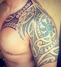 Dragon tattoos can also be combined with other elements jellyfish symbolizes intelligence and flexibility. Elegant Look Manly Tribal Tattoo For Men Body Tattoo Art