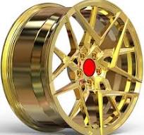 Frozen gold wheels chrome rims for bmw 3 series g20 330i ...