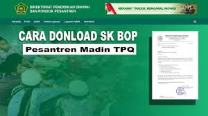 Sk pengangkatan guru tpq tqa surat keputusan pengurus masjid jannatul firdaus. Cara Donload Sk Surat Pemberitahuan Bop Pesantren Mdt Tpq Youtube