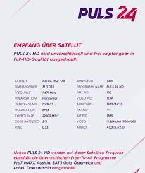 The german manufacturer sets standards in terms of efficiency, reliability, size and life time. Puls 24 Neu Seit 02 09 2019 Kommunikationselektroniker Osterreich