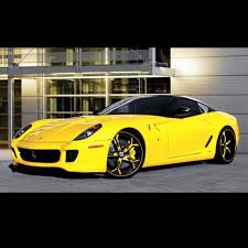 Outrageous Ferrari 599 Gtb Fiorano On Asanti Wheels Topbanana Yellow Super Carros Carros Carros Personalizados