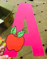 Transform capital and small english letters into creative and easy drawings and revise phonic sound of the letters too. 26 Super Easy Alphabet Crafts From A To Z K4 Craft