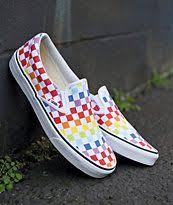 Black And White Rainbow Checkered Vans Vans Old Skool Black White Rainbow Checkerboard Skate Shoes Zumiez Vans Shoes Fashion Custom Vans Shoes Vans Slip On