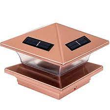 Robot Check Solar Post Caps Wood Post Solar Led