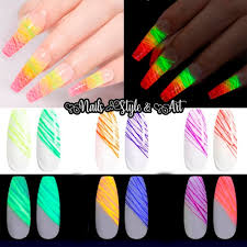 Ver más ideas sobre manicura de uñas, manicura, manicuras. Pack 6 Gel Spider Brilla En La Oscuridad Neon Unas Acrilico Mercado Libre