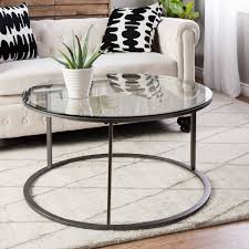 Shop with afterpay on eligible items. Circular Glass Coffee Table You Ll Love In 2021 Visualhunt