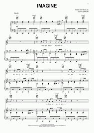 I made an arrangement for those who wish to play the song imagine by john lennon which is one of the most popular piano pop songs. Imagine Piano Sheet Music Onlinepianist