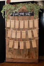 Rustic Chic Paso Robles Winery Wedding Seating Chart