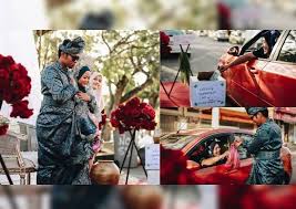 We applied for our license online before we came (recommended) and we also rented a vehicle from airport for drive thru wedding over all nice and easy and thats what we were looking. Malaysian Couple Holds Drive Thru Wedding Amid Covid 19 Outbreak Lifestyle Malaysia News Asiaone