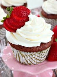 Chocolate Strawberry Cupcakes With Mascarpone Frosting Recipe 1 Frosting Recipes Mascarpone Frosting Recipe Cupcake Recipes
