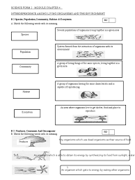 Understanding unicellular organism and multicellular organism. Chap 4 Science Form 2 Predation Ecosystem