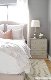 Soft Soothing Bedroom In A Feminine Grey And Blush Color Scheme Home Bedroom Bedroom Makeover Bedroom Decor