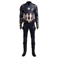 He has incredible stamina (he once sprinted five miles. Superhero Captain Soldier Costume Deluxe Halloween Cosplay Full Set Pu Suit Buy Online In China At China Desertcart Com Productid 123891791