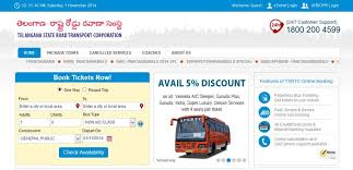 Tsrtc Online Booking Telanganastateinfo