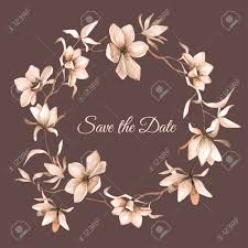 How to save flowers in a frame. Flower Frame Background Watercolor Round Frame With Flowers Royalty Free Cliparts Vectors And Stock Illustration Image 74268937