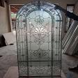 Luxury glass designing door staircase glass designing lobb