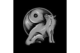 Download Wolf Vector Logo Design Black White Graphic By Ninik Studio Creative Fabrica SVG Cut Files