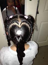 26 valentine's day hairstyles to wear from desk to date night. Heart Shaped Braid Hairstyles For Little Black Girls Kids Hairstyles Girls Hairstyles Easy Hair Styles