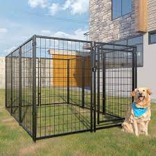 Maybe you would like to learn more about one of these? 10 Piece 47 H Outdoor Heavy Duty Metal Dog Fence Kennel Enclosure For Large Dogs Wish
