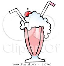 'twas paul who was chosen. Clipart Of A Strawberry Milkshake With Two Straws Royalty Free Vector Illustration By Johnny Sajem 1217700