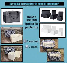 Thirty One All In Organizer And Ikea Skubb Boxes Home Organization Hacks Thirty One Organization Organization