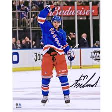 Artemi panarin had a goal and two assists, and jesper fast and. Tony Deangelo New York Rangers Autographed 8 X 10 Goal Celebration Photograph