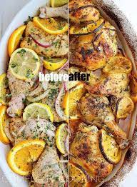 Herb And Citrus Oven Roasted Chicken Recipe Recipes Cooking Herbs Healthy Recipes