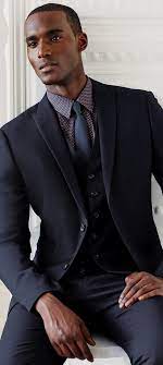 Suit Up Navy Is The New Black Well Dressed Men Suit Fashion Mens Outfits