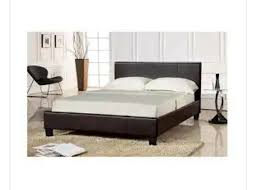 Marco 4 5 By 6 Bed On Sale Price 150 000 Size 4 5 X 6 Feet Pieces Included Head Board Down Board Bed Frame With Mattress Leather Bed Leather Double Bed
