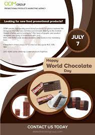 It's unclear how the holiday originated, but some say it's celebrated on july 7 because that's when chocolate was first brought to europe in 1550. Celebrate World Chocolate Day With Themed Promotional Products