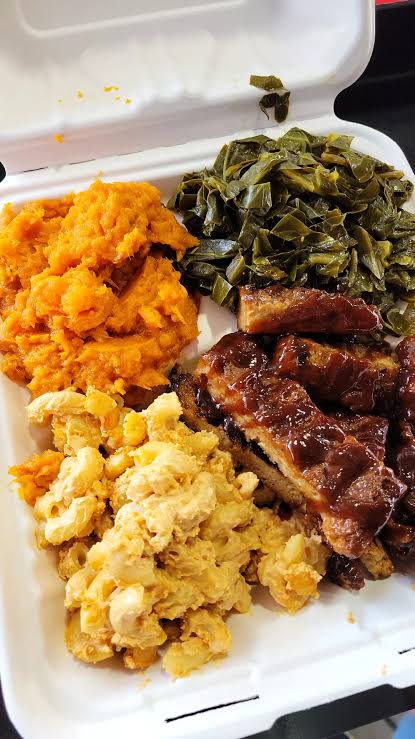 Soul Food Plate (100% Vegan) Ribs, Yams, Greens, Mac & Cheese :  r/VeganFoodPorn