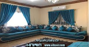 ركنة مودرن حديثة تركواز في بيج سادة في مشجر Home Decor Room Living Room