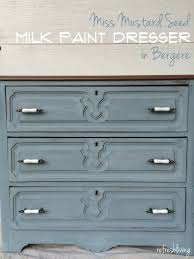 Simple Milk Paint Dresser Update Refresh Living Milk Paint Painted Dresser Antique Painting Furniture