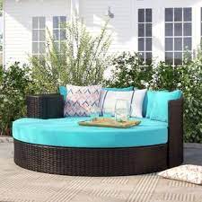 Brentwood Canopy Patio Daybed With Cushions Patio Daybed Patio Lounge Furniture Outdoor Furniture