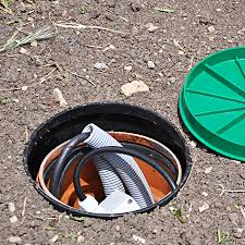 Mit einem leerrohr schützt du auch leitungen der heizungs. Outdoor Bodentank Bodeneinbaudose Mit Grunem Deckel Gunstig Online Kaufen