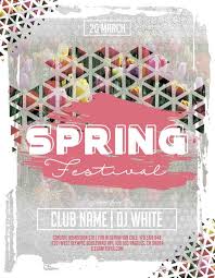 Springtime tallahassee is a civic organization dedicated to the promotion and preservation of our capital's history through the production of an annual community festival. Spring Festival Free Party Flyer Template Freebie Flyer Freepsdflyer