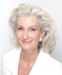Catherine Loewe Silver White Hair Medium Hair Styles For Women Medium Hair Styles
