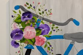 Maybe you would like to learn more about one of these? Pansies In Spring Bicycle Painting Pamela Groppe Art