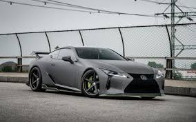 Download Wallpapers Lexus Lc 500 Gray Matt Sport Coupe Exterior Front View Tuning Gray Matt Lc500 Japanese Sports Cars Vossen Lexus Besthqwallpapers Com Sports Coupe Lexus Lc Lexus
