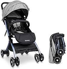 Besrey Baby Stroller Lightweight Easy Fold Compact Travel Stroller For Airplane Kids Pram With Reclining Seat For B In 2021 Baby Strollers Best Baby Strollers Stroller